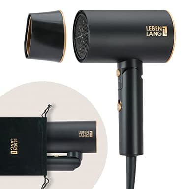LEBENLANG Phon Capelli Asciugacapelli Ionico 2100W - Anti-Spliss con modalità aria fredda | Travel Hair Dryer Asciuga Capelli | Phono Phone Fon Capelli Phon Ionico Asciugacapelli professionali