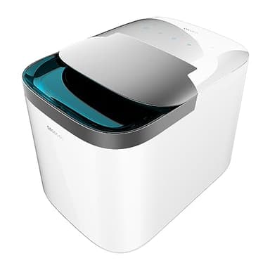 Cecotec Macchina per fare il ghiaccio Chillin' Ice 1500. 150 W, capacità di produzione giornaliera di 15 kg, display tattile, controllo APP, finestra di controllo, autopulizia, avviso di livello