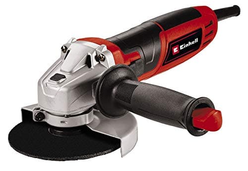 Einhell TC-AG 125/850 Smerigliatrice angolare (tensione 230 V, potenza 850 W, giri min. 12000, diam. Max disco 125 mm, inc. impugnatura aggiuntiva con chiave integrata)