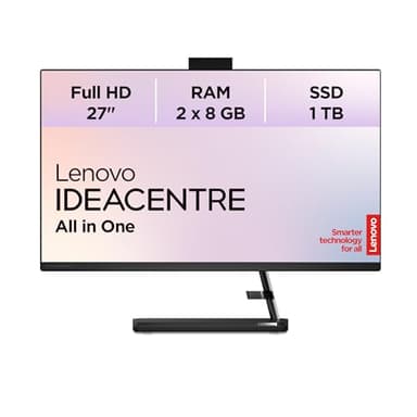 Lenovo IdeaCentre AIO 3 27ALC6 AMD Ryzen™ 7 7730U 68.6 cm (27") 1920 x 1080 Pixel All-in-One PC 16 GB DDR4-SDRAM 1 TB SSD Nero