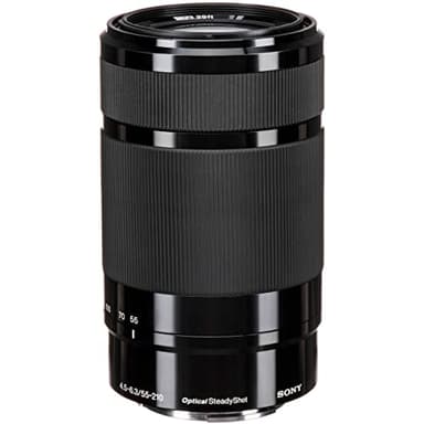 Sony SEL-55210B - Obiettivo zoom F4.5-6.3, stabilizzatore ottico, mirrorless APS-C, montaggio E, SEL55210B, nero, 55-210 mm
