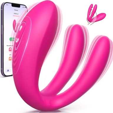 Cacuola Vibratore Donna Ovetto Vibrante Donna Telecomando, Sexytoysys Vibratoreper Donna Professionale Piccolo Clotoride 10 Modalità Vibratori Sex Toys, Coppia Vibratore per Donna Wireless con App Toy