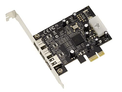 KALEA-INFORMATIQUE Scheda controller PCI Express PCIe x1 Firewire 800 e 400 IEEE1394A e IEEE1394B 2+1 Output con chipset TI XIO2213BZAY