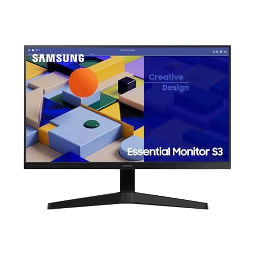 SAMSUNG Monitor S31C (S24C312), Flat, 24'', 1920x1080 (Full HD), IPS, 75 Hz, 5 ms, FreeSync, D-Sub, HDMI, Eye Saver Mode, Flicker Free