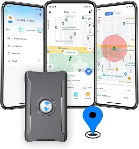 Localizzatore GPS per veicoli, auto, bambini, cani, moto, Satellitare GPS Tracker Per Auto, batteria ricaricabile 6000mAh, geo-recinzione, antifurto remoto (S20 Embedded SIM)