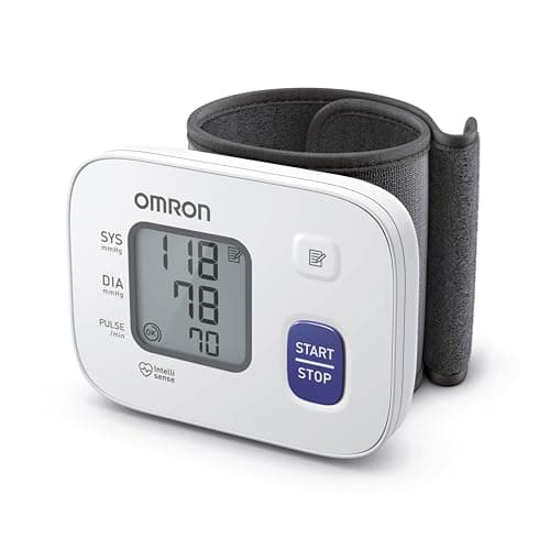 OMRON RS2 Misuratore di Pressione da Polso Digitale, Sensore di Irregolarità Battito Cardiaco, 30 Misurazioni in Memoria