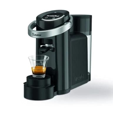 Generico Macchina per il caffè Borbone Bluemoon a Cialde Ese 44 mm. Novità 2025 Blue Moon Colore NERA