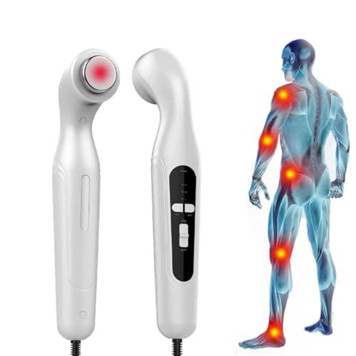 15W Massaggiatore ad Ultrasuoni, 3 Marce Fisioterapia a Ultrasuoni con 27/82mm Doppio Massaggio Profondo, per Alleviare il Dolore Causato da Lesioni Muscolari, Dolore e Stiramenti