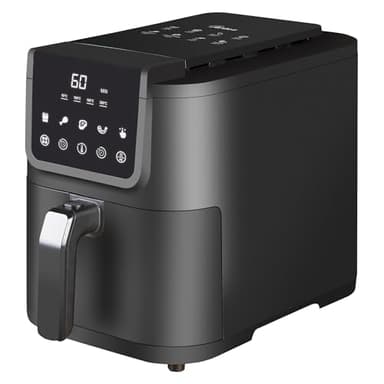 ARDES - ARFRYA10L Friggitrice Ad Aria FRIGGISANA INFINITY 5L - Friggitrice Ad Aria Slim Cavità XL Capacità 5 Litri Super Profonda - AirFryer con Display Digitale Touch e Timer 60'