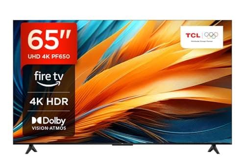 TCL 65PF650 65-inch TV 4K Ultra HD, HDR TV, Smart LED e Fire TV (Dolby Vision, Dolby Atmos, DTS, HDR 10, Alexa built-in, Airplay2, Miracast)