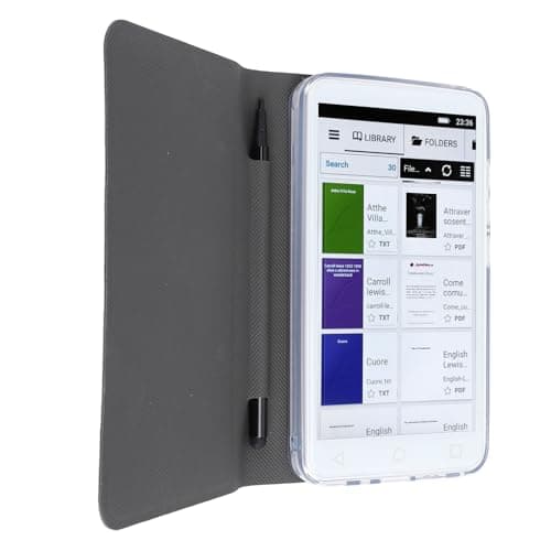Lettore di Libri Elettronici, EReader con Touch Screen a Colori da 5 Pollici, 2GB+16GB, Lettore di E-book con WiFi, Bluetooth, FM, Musica, Fotocamera, E-Reader per Bambini, Adulti