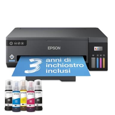 Epson EcoTank ET-14100, stampante fotografica A3+ a 4 colori, WiFi, Mobile Printing, Serbatoio d'inchiostro ricaricabile, set di inchiostri originali + bottiglia nera aggiuntiva