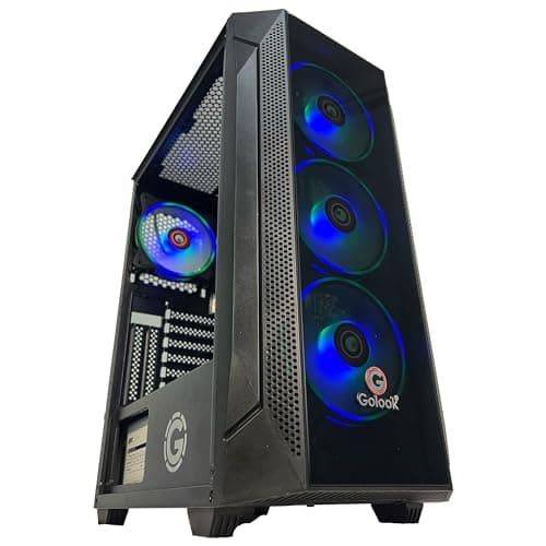 PC Desktop Computer Fisso LED RGB • Intel i7 • 32GB RAM • 1TB SSD • WiFi • Grafica Intel HD4000 • Windows 11 Pro