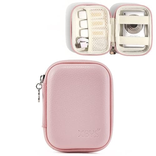 Linpr Custodia per Fotocamera Digitale Compatibile con CAMKORY/per KODAK PIXPRO/per Lecran/per VAHOIALD/per Canon IXUS 285 HS, Piccolo Supporto per Fotocamere da Viaggio per Accessori (Rosa)