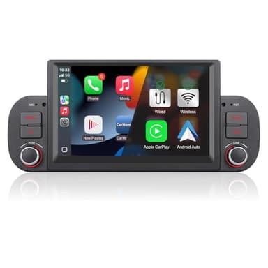 Autoradio per Fiat Panda 2013-2020 Stereo con Wireless CarPlay/Android Auto