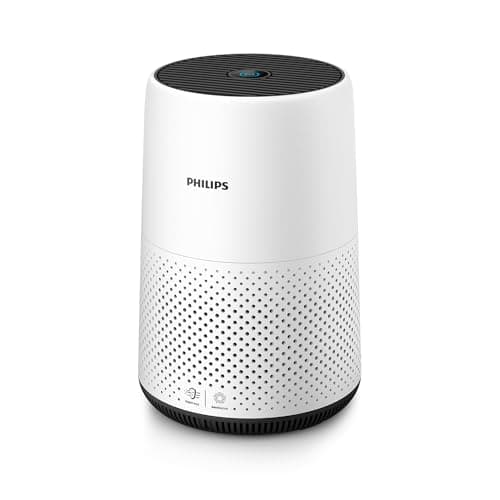 Philips 800 Series Purificatore D'aria - rimuove germi, polvere e allergeni in ambienti fino a 49m², 3 Velocità, Modalità Sleep (AC0820/10)