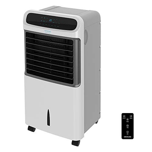 Cecotec Climatizzatore evaporativo Cecotec EnergySilence PureTech 6500 80 W, doppia funzione freddo/caldo, portata 600 m2/h, capacità 12l, timer fino a 8h, telecomando, 3 velocità