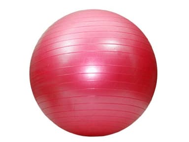 KIKKA ACTIVE CHAIR Fitness Ball 52 cm (Pallone Gonfiabile per Esercizi) Fucsia - con Pompa