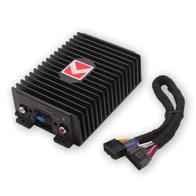Shkalacar Amplificatore DSP per Auto, 4 Canali 80Wx4 Modifica Audio Amplificatore di Potenza Processore Audio Digitale Classe A/B per Lettore Auto Android