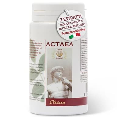 Integratore Gastroprotettore Contro Reflusso gastroesofageo, Bruciore di Stomaco e Acidità gastrica, Favorisce il Processo Digestivo, a Base di Estratti Vegetali e Sali Minerali, 100 Capsule naturali