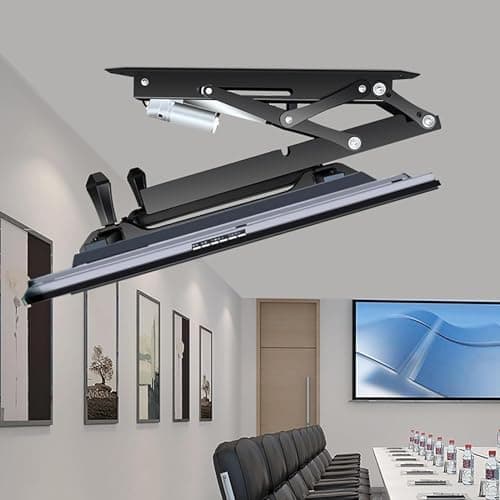 Supporto Da Soffitto Motorizzato，Supporto Di Sollevamento Der TV Con Telecomando E Di Controllo Dell’interruttore， Adatto A TV 32-70 Pollici，Sia A Soffitto Che D Parete Installazione (32-70 inch)