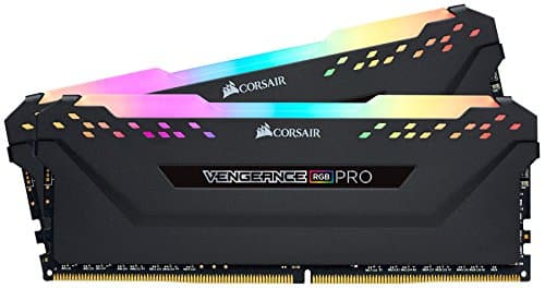 Corsair Vengeance RGB PRO 32 GB (2 x 16 GB) DDR4 3600 MHz C18, kit di memoria desktop ad alte prestazioni (AMD ottimizzato) - Nero