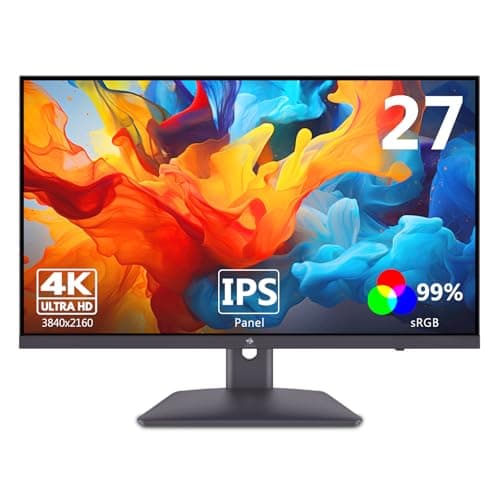 Z-Edge Monitor PC 27'' IPS 4K UHD (3840x2160), FreeSync, Schermo Ufficio 16:9, 75Hz, 5ms, 2*HDMI2.0 & 2*DP1.4, Inclinazione Regolabile, Colori Ultra Realistici & Cornice Ultra Sottile(DP Cavo Incluso)