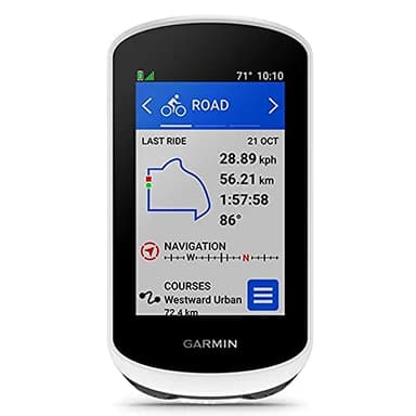 Garmin Ciclocomputer GPS, Bianco, Taglia Unica