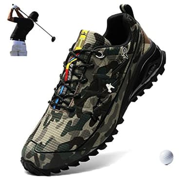 BOEBIZ Scarpe da Golf All'aperto Comode da Uomo Sneaker Golf Training Grandi Dimensioni 40-50 Outdoor Walking Uomo Sport Turf Shoes (Color : Camouflage, Size : 43 EU)