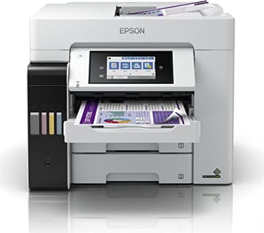 Epson EcoTank Pro ET-5880, Stampante multifunzione A4 (Stampa, Scansione, Copia, Fax), Stampa fino a 25 ppm e scansione fino a 27,5 ipm, Wi-Fi, Ethernet e app per la stampa da mobile