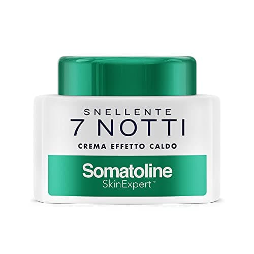 Somatoline SkinExpert, Snellente 7 Notti Crema Effetto Caldo, Trattamento Corpo Anticellulite, Ultra Intensivo con Estratto di Alga Rossa, 400ml