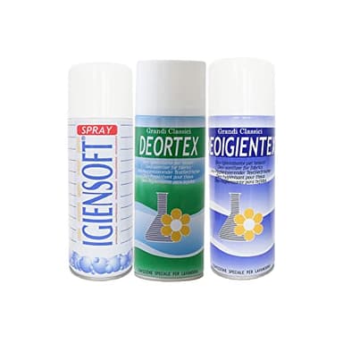 Tris Rampi deodoranti e igienizzanti per tessuti "grandi Classici": IGIENSOFT, deortex, deoigientex da 400ml