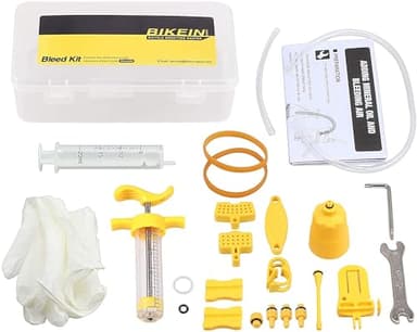 AMTOVL Kit Spurgo Freni per Bici EZ Shimano Tektro Magura Set Professionale di Iniezione Olio per Freni Idraulici a Disco Bicicletta Strumenti di Manutenzione Oliatore per Sistema Frenante Bici MTB