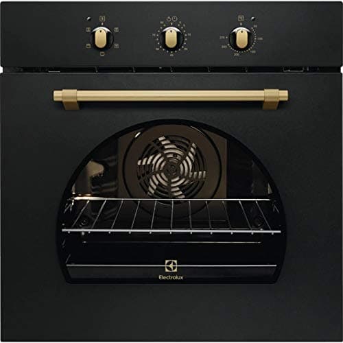 Electrolux - Forno multifunzione FR 53 G finitura nero ghisa con manopole finitura bronzo da 60 cm