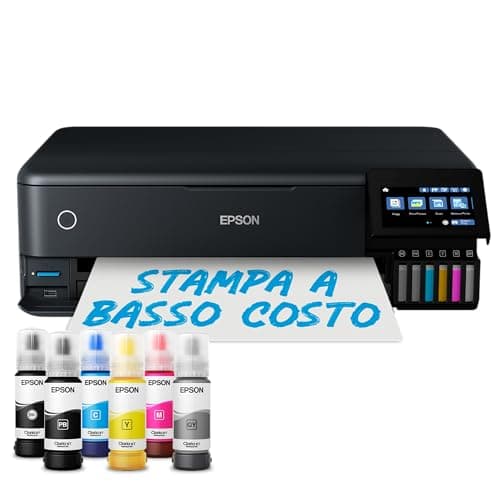 Epson EcoTank ET-8550 ET 8550 ET8550 Multifunction Printer - Colore - Getto d'inchiostro - Refillable - A3 (Media) - Up to 16 p