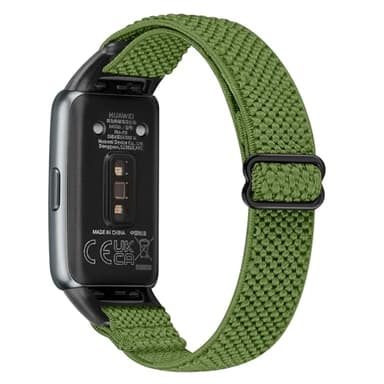 Janson - Cinturino in nylon elasticizzato compatibile con Huawei Band 6/Huawei Band 6 Pro/Honor Band 7, cinturino di ricambio sportivo regolabile, comodo per uomini e donne