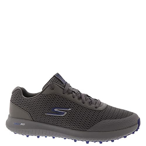 Skechers Go Golf Max 2 Fairway 3, Sneaker Uomo, Charcoal Textile/Navy Trim, 40 EU