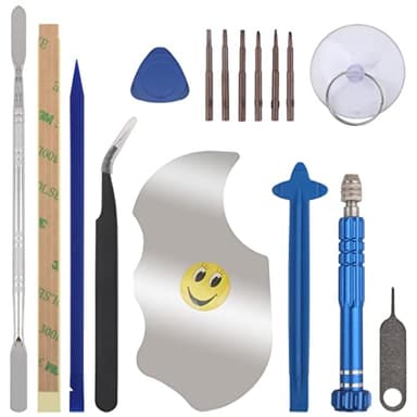 11 In 1 Kit di Strumenti di Riparazione del Telefono,Riparazione Strumento di Apertura, Kit di Cacciavite Adatto Include Metallo Spudger per Samsung Galaxy A12/A51/A21s/A10/A20E,iphone Xiaomi