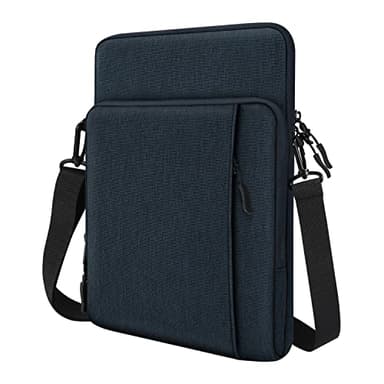 Dadanism 13,3 Pollici Custodia Protettiva Borsa Tablet con Tracolla per iPad PRO 13" M4 2024, iPad Air 13" M3 M2, iPad PRO 12,9", Galaxy Tab S10+ Plus/S9 Fe+/S9+ Plus 12,4", Tab P12 12,7",Indaco