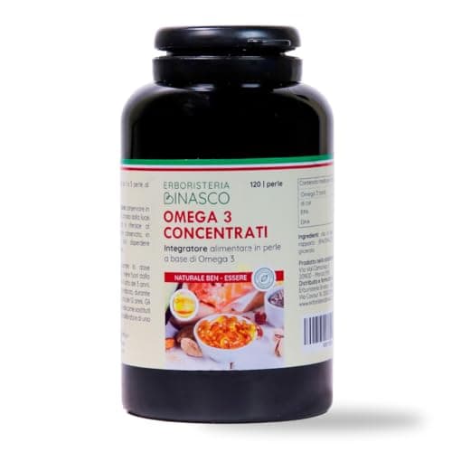 Omega 3 IFOS Certificato, Omega 3 2000mg, Olio di Pesce Puro ad Alto Dosaggio 1200mg EPA e 600mg DHA per dose giornaliera, Fonte di Acidi Grassi Essenziali Omega 3, Fish Oil, Integratore Omega 3