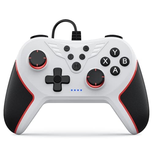 RivalPlay Controller PC con 2 Pulsanti di Mappatura, Cablato Gamepad Joystick Compatibile per Win (7/8/8.1/10/11) con Vibrazione Regolabile, Plug And Play