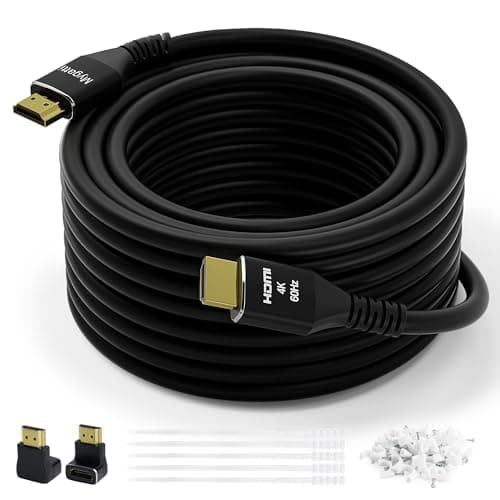 Mygatti Cavo 4k HDMI da 10 Metri,cavo Ultra HD HDMI 2.0,connettori placcati in oro,4K@60Hz,HDCP 2.2, ARC,cavo HDMI per laptop, monitor, HDTV, PS5, Xbox One e altro
