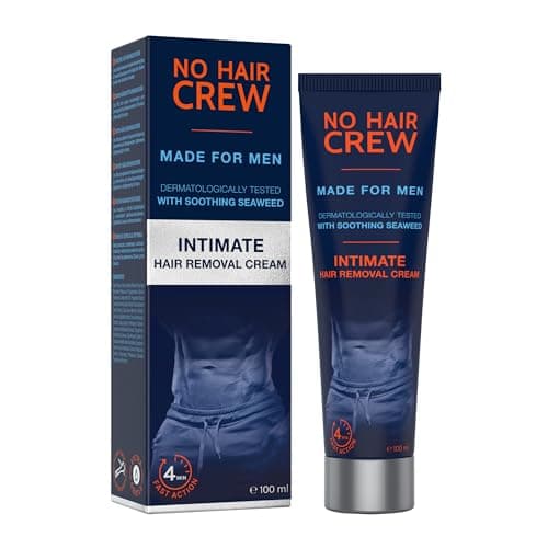 NO HAIR CREW Crema Depilatoria Intime di Prima Qualità – Per Uomo 100 ml