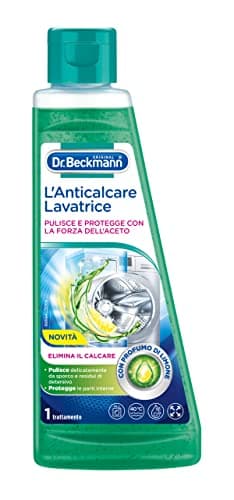 Dr. Beckmann Il Pulitore Lavatrice all'aceto | Con potente essenza di aceto e 94% di ingredienti naturali | Efficace contro sporco e calcare | 250 ml
