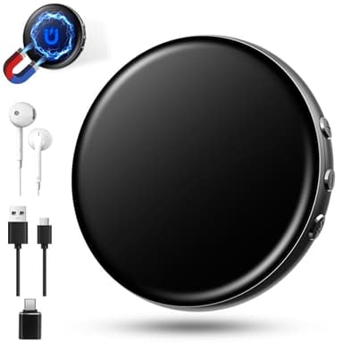 Registratore Vocale 64GB Registratore Vocale Portatile Registratore Audio con Registrazione Rapida con Un Solo Pulsante Registrazione ad Attivazione Vocale