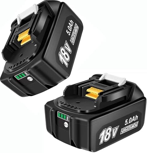 2 Pacchi – Batteria di Ricambio Makita 18V 5.0Ah – Potenza e Affidabilità per i Tuoi Utensili