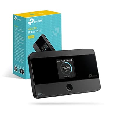 TP-Link M7350 Saponetta Portatile Modem WiFi N300Mbps 4G LTE Cat4, Visualizzazione Sullo Schermo,con Sim, Router 4g Batteria Ricaricabile, Facile da Usare