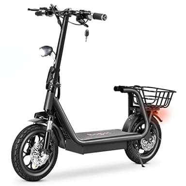 TiMeirea Monopattino Elettrico Adulti, 48V 11AH Scooter Elettrico monopattino elettrico Adulto Ruote Grandi 12 pollici, M5 Pro