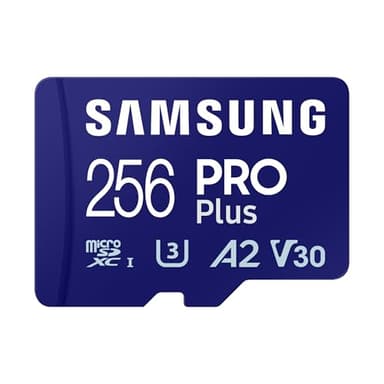 Samsung Memorie MB-MD256SA PRO Plus Scheda MicroSD da 256GB, UHS-I U3, Fino a 180 MB/s
