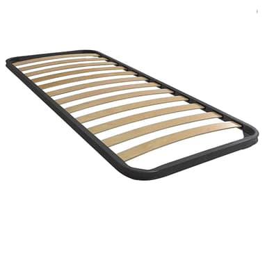 SomnusSana - Rete Letto Singolo 80x190 a doghe in Legno multistrato Ortopedica - Struttura in Acciaio senza piedi - 100% Made in Italy